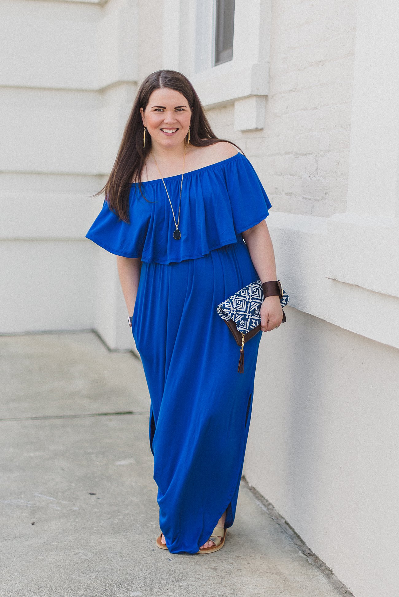 Ethical Fashion | Off the shoulder maxi dress | North Carolina Blogger (3)