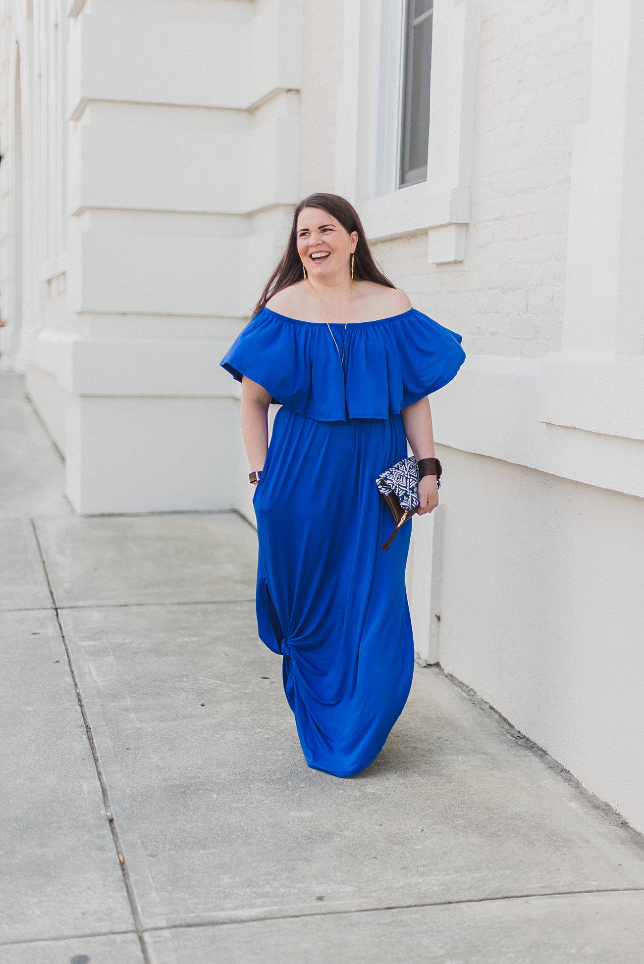 Ethical Fashion | Off the shoulder maxi dress | North Carolina Blogger (7)