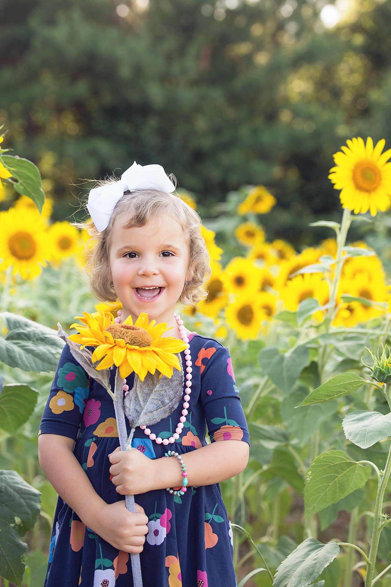 Raleigh, North Carolina Sunflower Field Family Photos (15)