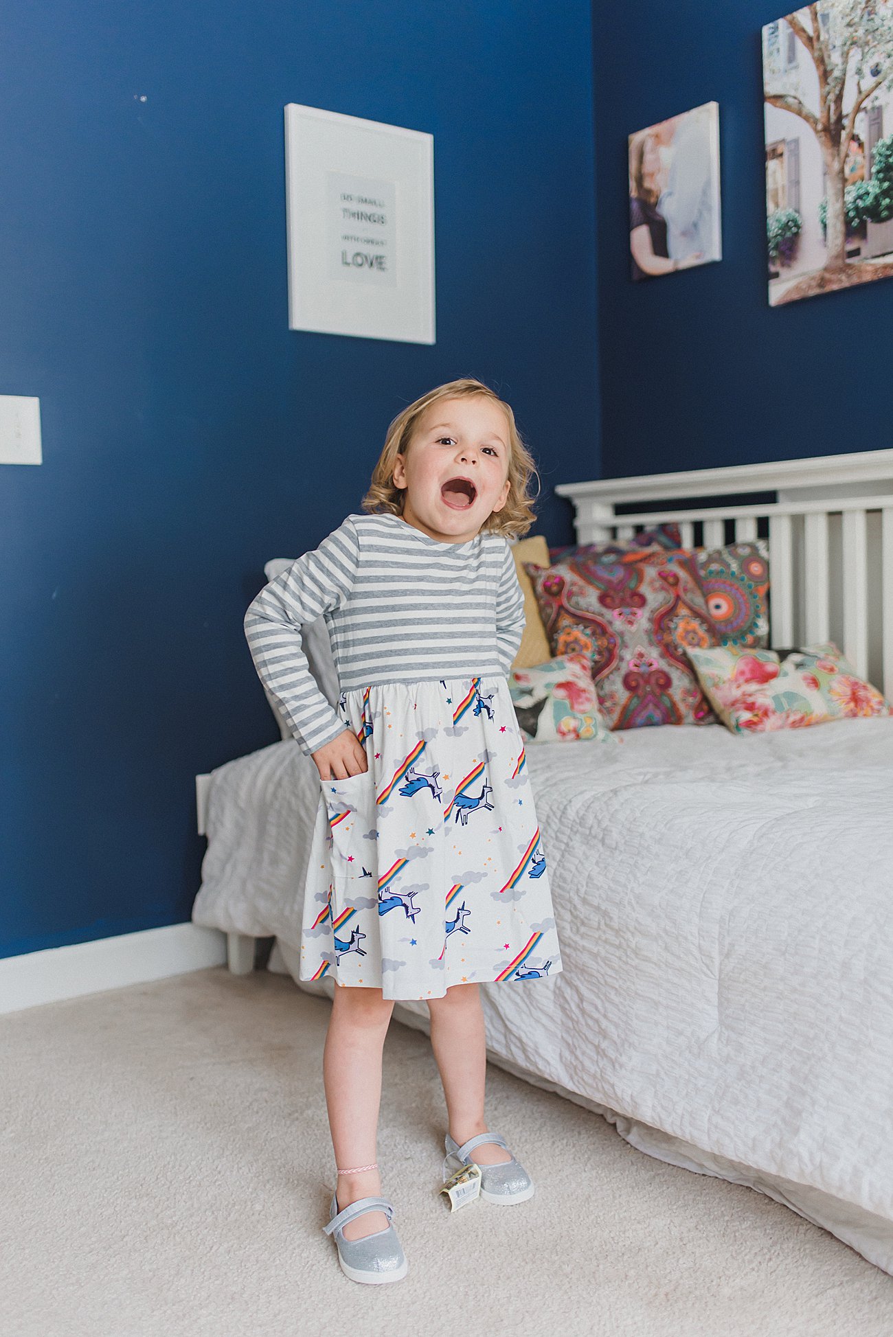 Hanna Andersson - Gianna Stripe Dual Print Long Sleeve Dress - $34 - Stitch Fix Kids Review