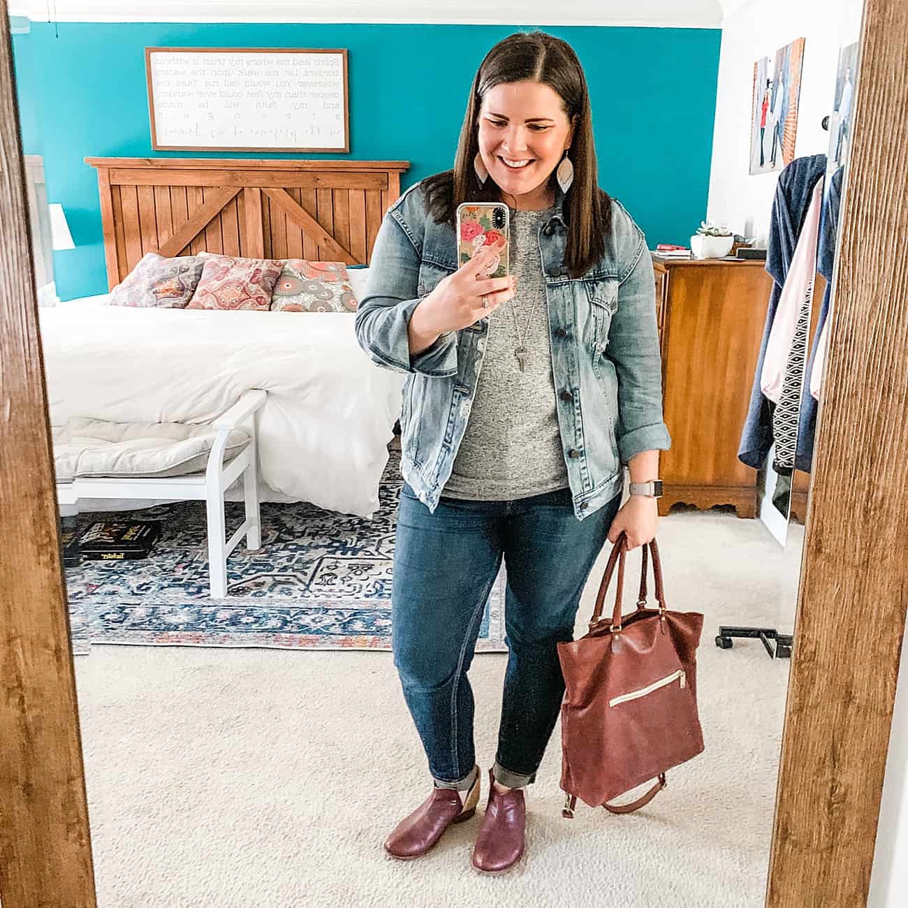31 Ways to Style a Denim Jacket - Still Being Molly